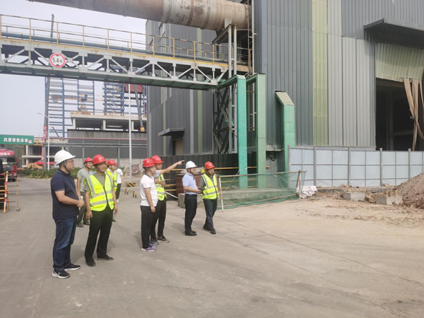 公司專業(yè)總工程師孫旭軍、仲輝一行  赴項(xiàng)目開(kāi)展施工專項(xiàng)檢查