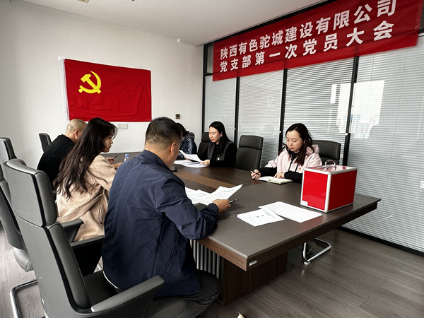 凝心聚力啟新程，有色駝城黨支部正式成立！